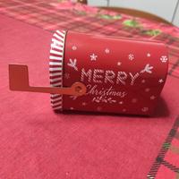 Scatola di latta natale contenitore Christmas box