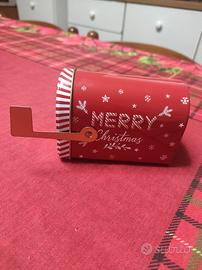 Scatola di latta natale contenitore Christmas box