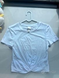 Top bianco da donna
