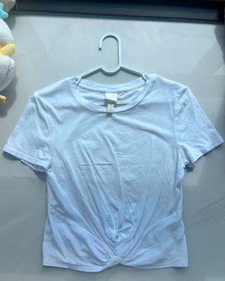 Top bianco da donna