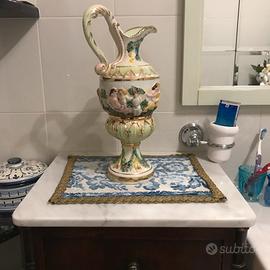 Bricco e portafrutta capodimonte