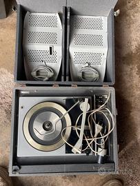 giradischi portatile vintage