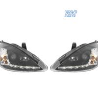 FARI FORD FOCUS 98-01 LUCE DIURNA FONDO NERO