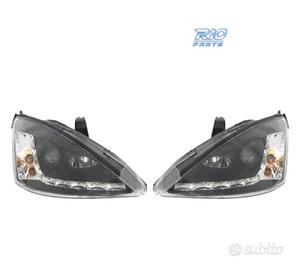 FARI FORD FOCUS 98-01 LUCE DIURNA FONDO NERO
