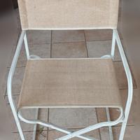 8 sedie pieghevoli da regista