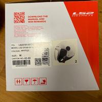 Casco moto LS2 mis. M colore bianco