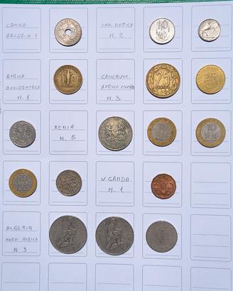 Lotto 16 Monete Africa (7 diverse Nazioni)
.
