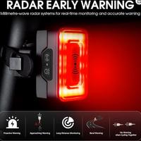 fanale posteriore bici con radar