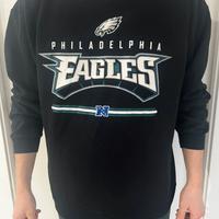 Felpa Philadelphia Eagles NFL Reebok uomo L origi