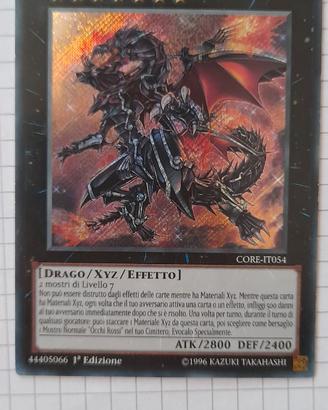 Drago Metallico Fiamma Occhi Rossi *SECRET