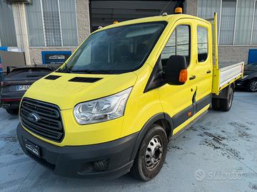 Ford Transit 7 Posti Cassone Fisso DOPPIA CABINA