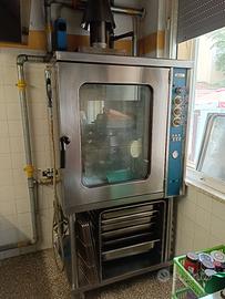 Forno professionale convezione vapore con boiler