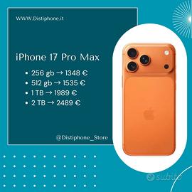 IPHONE 17 PRO MAX - nuovo