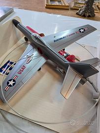 giocattolo anni 70 aereo filoguidato 