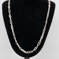 Collana Vintage Lunga Argento 800