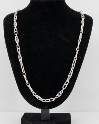 Collana Vintage Lunga Argento 800