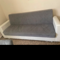 Divano letto 3 posti con cassettone