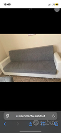 Divano letto 3 posti con cassettone