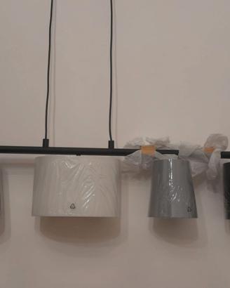 Lampadario Sospensione 5 Luci E14 – Metallo Cromat