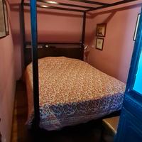 Letto a Baldacchino Cinese. Vintage legno massello