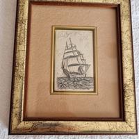 Bassorilievo in argento "Bounty"