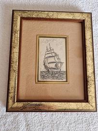 Bassorilievo in argento "Bounty"