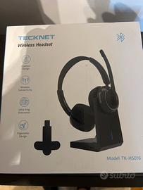 Cuffie con microfono tecknet modello tk-hs016
