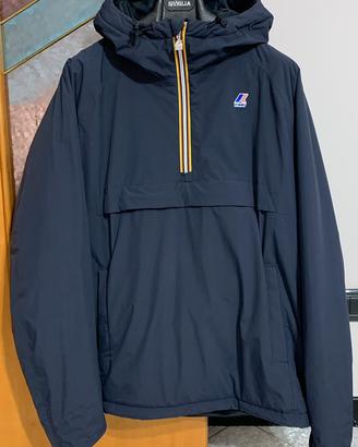 Giubbotto K WAY Leonard Ripstop Marmotta blu - XL