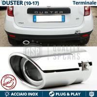 TERMINALE di Scarico PER Dacia Duster Cromato