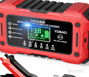 Caricabatteria per Auto 15A 12V per Moto Auto Batt