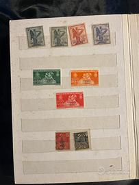 Lotto francobolli colonie