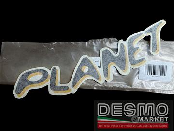 Adesivo "Planet" Cagiva planet Blu giallo