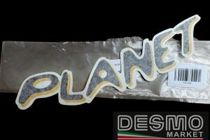 Adesivo "Planet" Cagiva planet Blu giallo