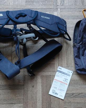 Imbracatura CLIMBING Petzl ADJAMA + scarpe NUOVO