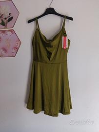 clothes Abito verde oliva elegante - Nuovo con car