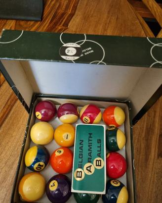palle biliardo aramith 15 vintage