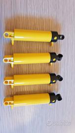 Lotto 4x Cilindri Pneumatici LEGO Technic V2 Nuovi