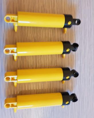 Lotto 4x Cilindri Pneumatici LEGO Technic V2 Nuovi