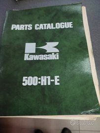 Catalogo parti motore e telaio Kawasaki 500h1-e