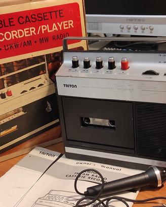 Radio cassette recorder Triton