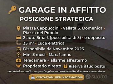 GARAGE O DEPOSITO•POSTI LIMITATI