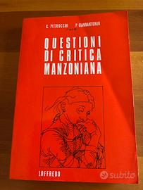 Questioni di critica manzoniana