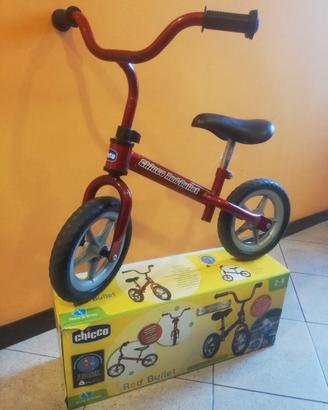 Bicicletta senza pedali Chicco Red Bullet Balance