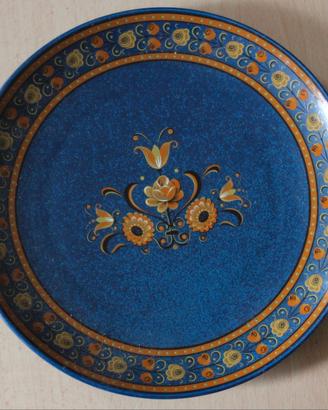 piattino decorativo vintage stile folk