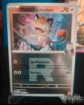 Meowth del Team Rocket 161/217 reverse