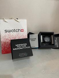 Omega x Swatch mission to Moonphase Snoopy Black