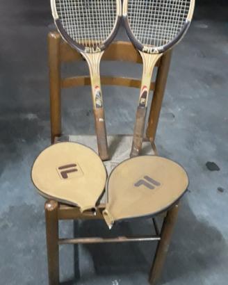 Due racchette tennis vintage 