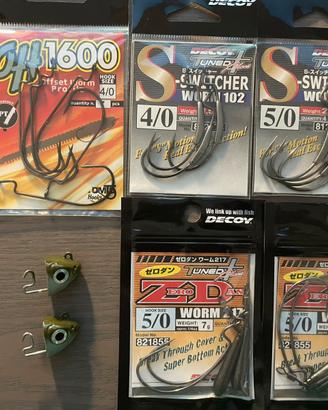 materiale pesca spinning