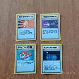 Lotto 4 Carte Allenatore Pokémon Vintage - Pokédex