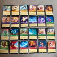 Lotto carte Diseny Lorcana JAP